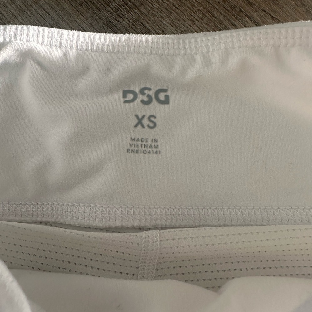 DSG White Athletic Shorts XS